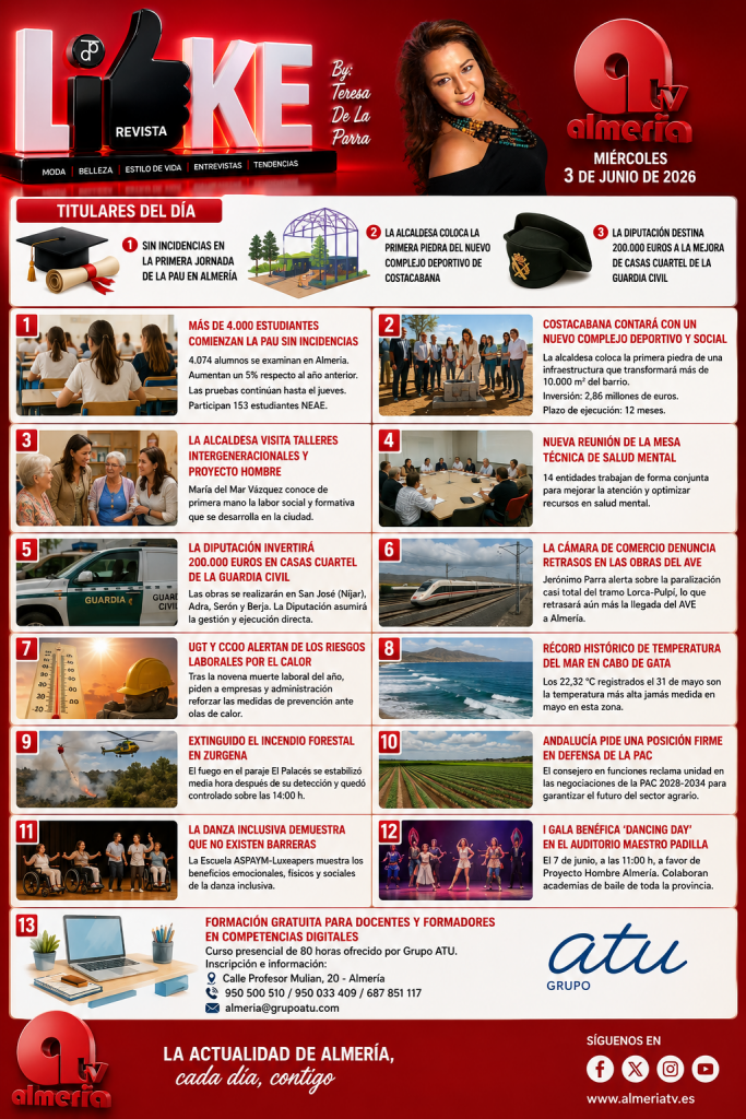| Miércoles, 3 de junio de 2026
