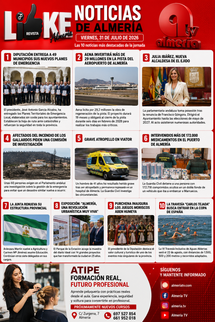 Noticias de Almería | Viernes, 31 de julio de 2026