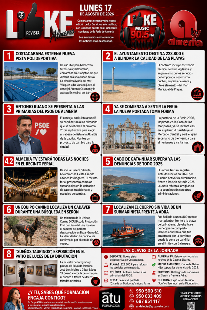 LUNES 17 DE AGOSTO DE 2026 | ALMERÍA TV