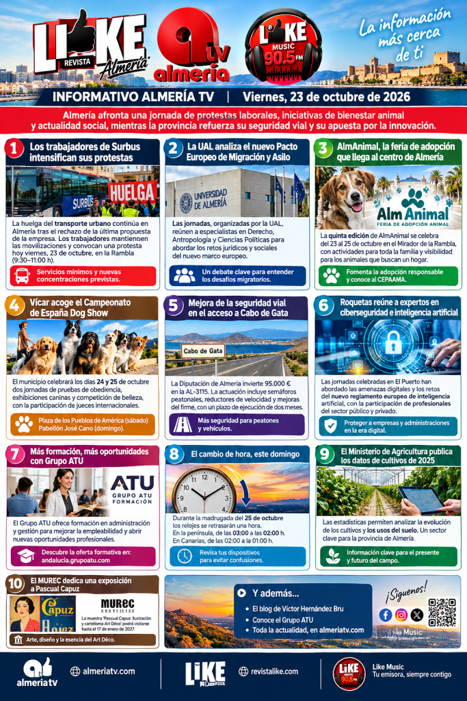 INFORMATIVO  | Viernes, 23 de octubre de 2026